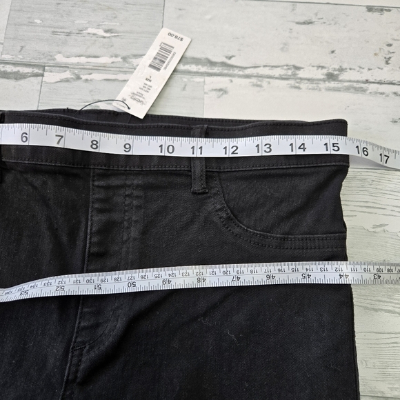 Anna & Ava Black Flare Wide Leg Jeans Size Large NWT - Picture 7 of 12